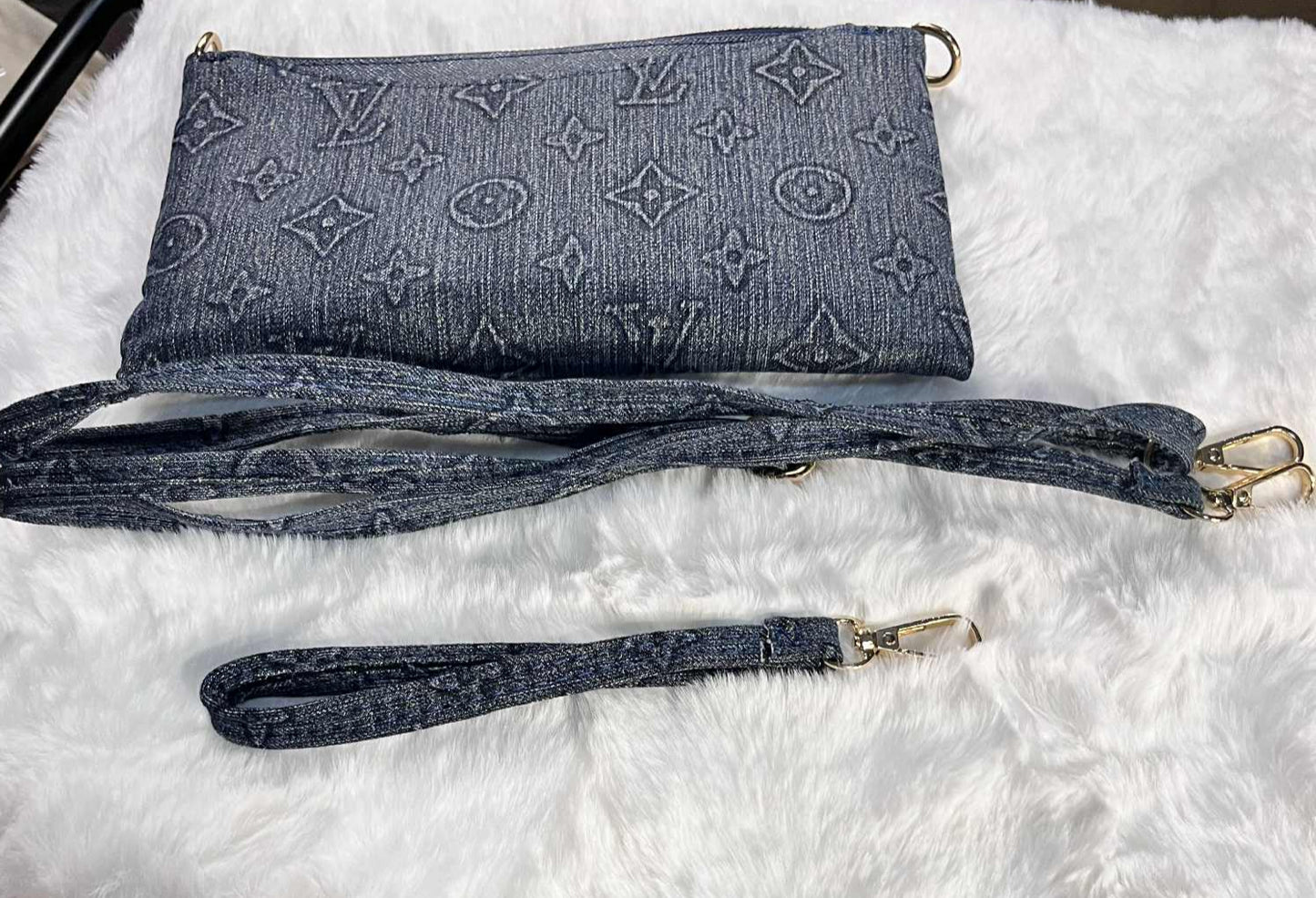 Indigo Switch Wristlet