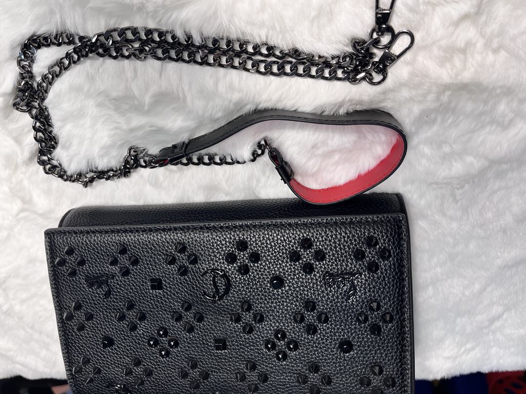 Studded Crossbody Bag (Red Underline)