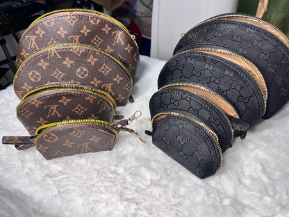 4 Piece Makeup Bag Set