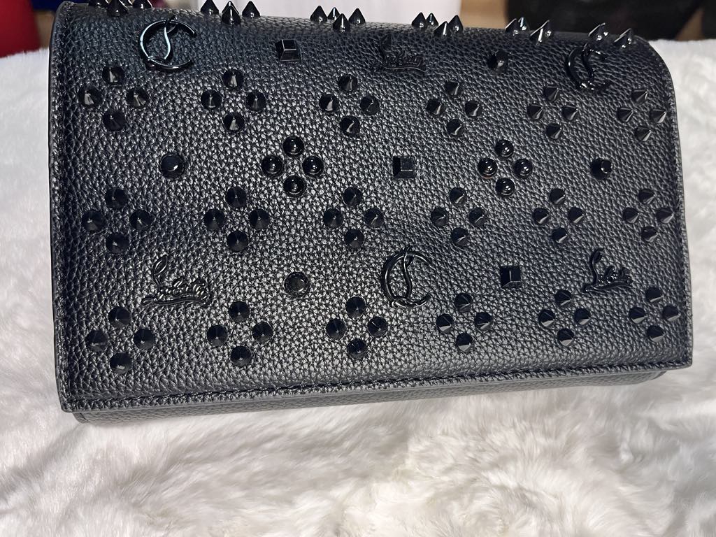 Studded Crossbody Bag (Red Underline)