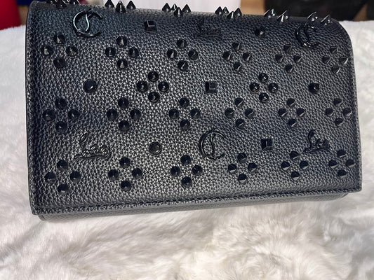 Studded Crossbody Bag (Red Underline)